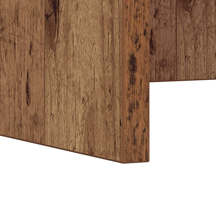 Birou montat pe perete Lemn Vechi 80 x 45 x 30 cm Lemn compozit - WALTI WALTI