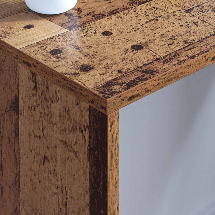 Birou montat pe perete Lemn Vechi 80 x 45 x 30 cm Lemn compozit - WALTI WALTI