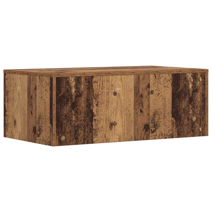 Birou montat pe perete Lemn Vechi 80 x 45 x 30 cm Lemn compozit - WALTI WALTI