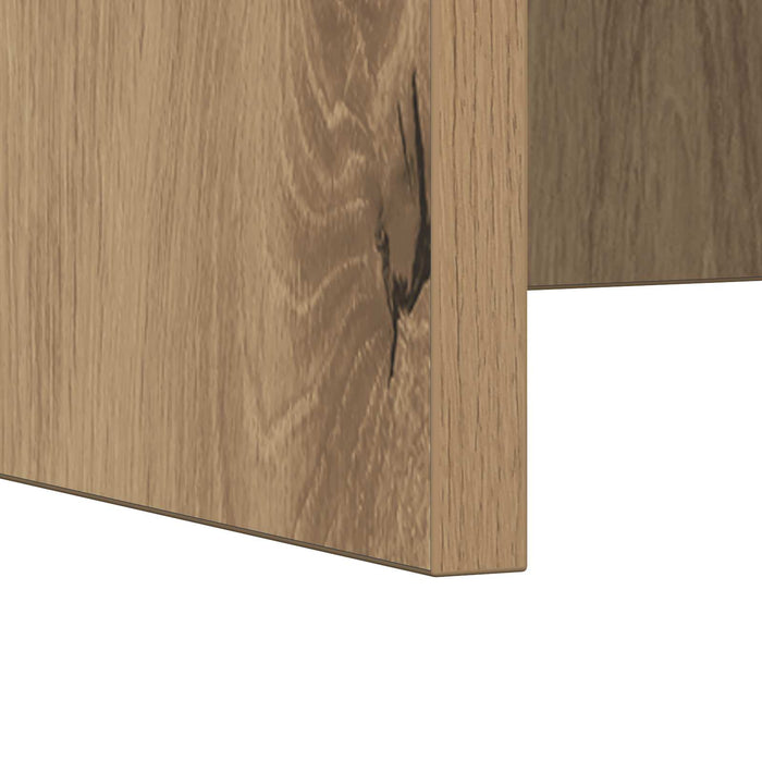 Birou montat pe perete Stejar Artizanal 80 x 45 x 30 cm - WALTI WALTI