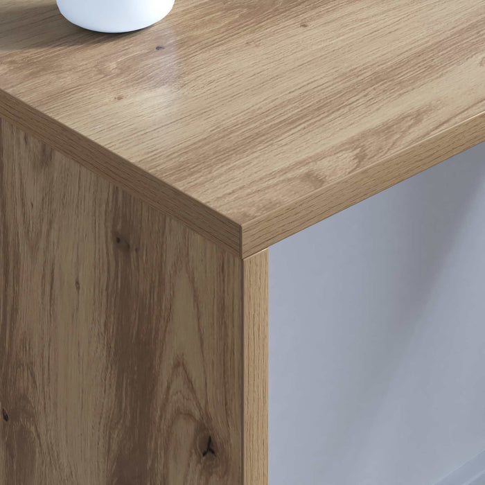 Birou montat pe perete Stejar Artizanal 80 x 45 x 30 cm - WALTI WALTI