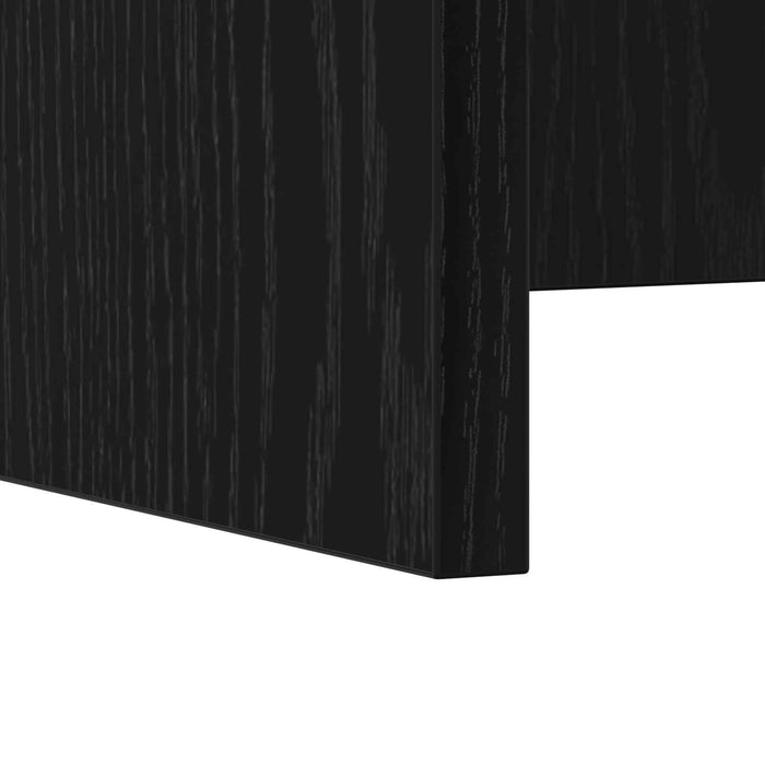 Birou montat pe perete Pe perete Stejar Negru 100 x 45 x 30 cm - WALTI WALTI