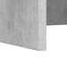 Birou montat pe perete Pe perete Gri din beton 100 x 45 x 30 cm - WALTI WALTI