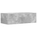 Birou montat pe perete Pe perete Gri din beton 100 x 45 x 30 cm - WALTI WALTI