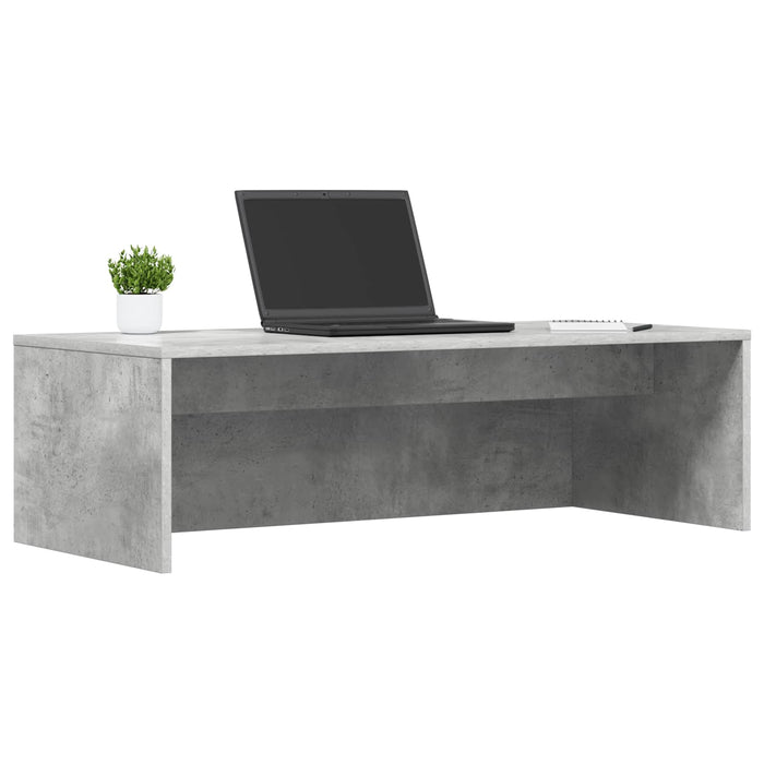 Birou montat pe perete Pe perete Gri din beton 100 x 45 x 30 cm - WALTI WALTI
