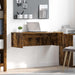 Birou montat pe perete Stejar fumuriu 100 x 45 x 30 cm - WALTI WALTI
