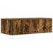 Birou montat pe perete Stejar fumuriu 100 x 45 x 30 cm - WALTI WALTI