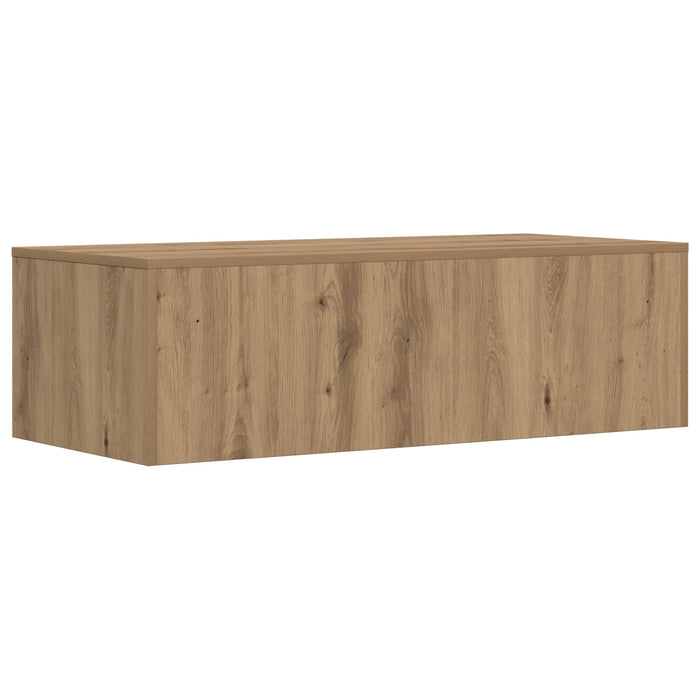 Birou montat pe perete Stejar Artizanal 100 x 45 x 30 cm - WALTI WALTI