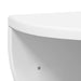 Raft de perete Pe perete Alb 38 x 19 x 19 cm Lemn compozit - WALTI WALTI