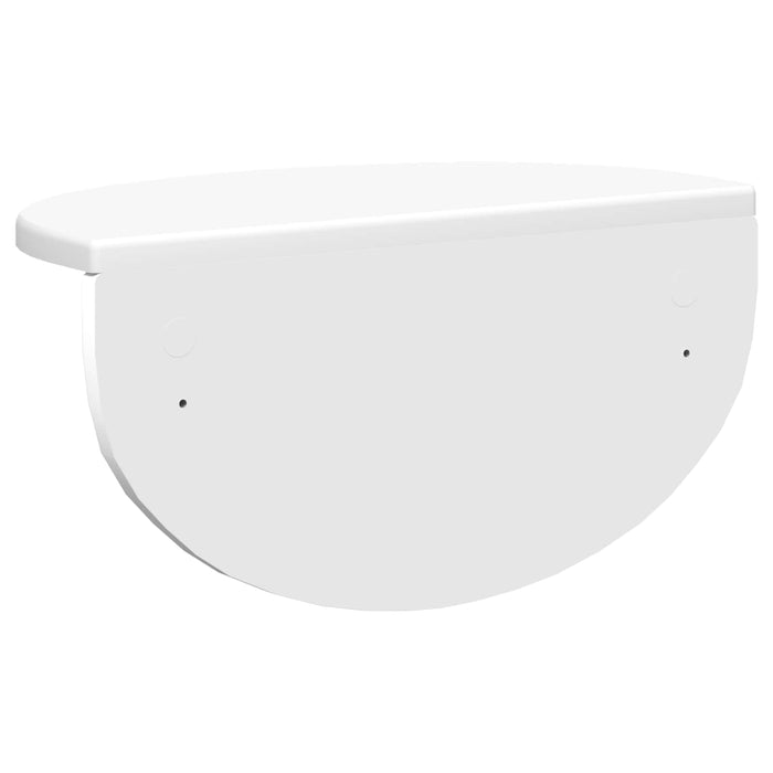 Raft de perete Pe perete Alb 38 x 19 x 19 cm Lemn compozit - WALTI WALTI