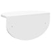 Raft de perete Pe perete Alb 38 x 19 x 19 cm Lemn compozit - WALTI WALTI