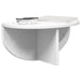 Raft de perete Pe perete Alb 38 x 19 x 19 cm Lemn compozit - WALTI WALTI