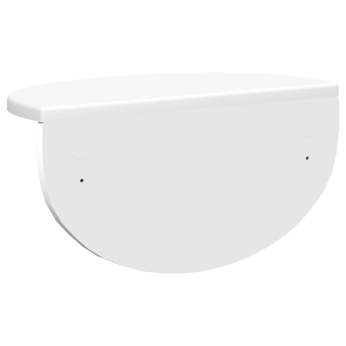 Raft de perete 2 pcs Alb 38 x 19 x 19 cm Lemn compozit - WALTI WALTI