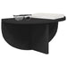 Raft de perete Pe perete Negru 38 x 19 x 19 cm Lemn compozit - WALTI WALTI