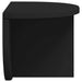 Raft de perete Pe perete Negru 38 x 19 x 19 cm Lemn compozit - WALTI WALTI