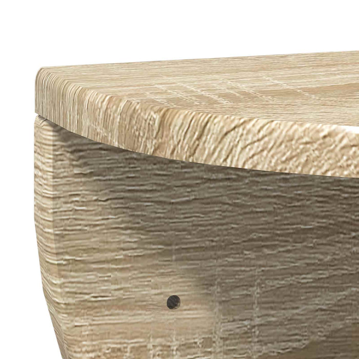 Raft de perete Pe perete 2 pcs Stejar Sonoma 38 x 19 x 19 cm - WALTI WALTI