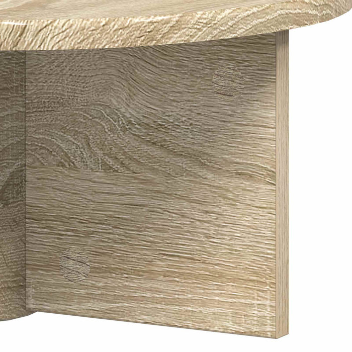 Raft de perete Pe perete 2 pcs Stejar Sonoma 38 x 19 x 19 cm - WALTI WALTI