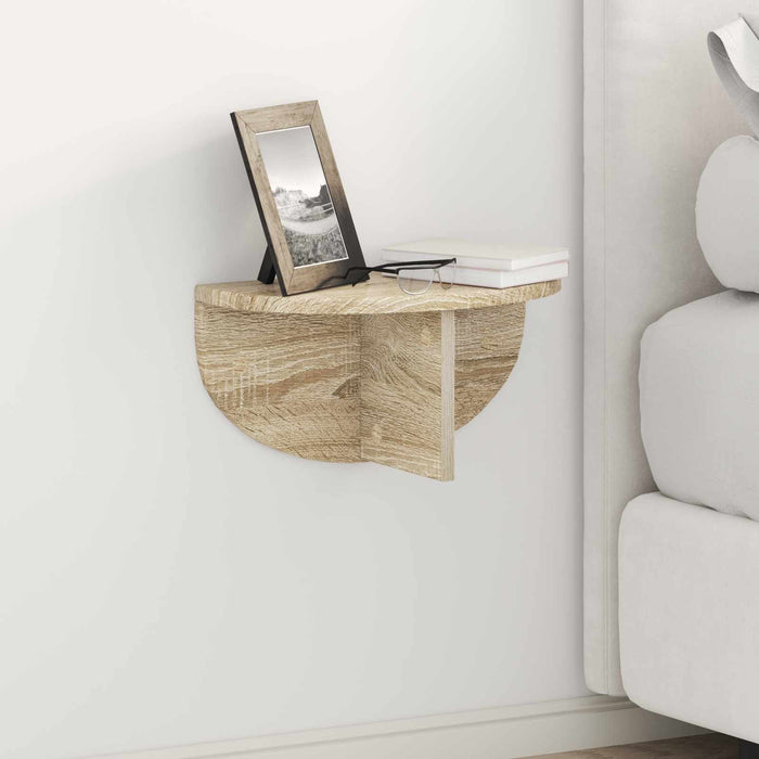 Raft de perete Pe perete 2 pcs Stejar Sonoma 38 x 19 x 19 cm - WALTI WALTI