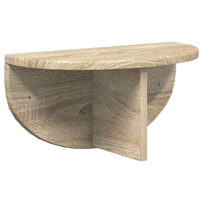 Raft de perete Pe perete 2 pcs Stejar Sonoma 38 x 19 x 19 cm - WALTI WALTI