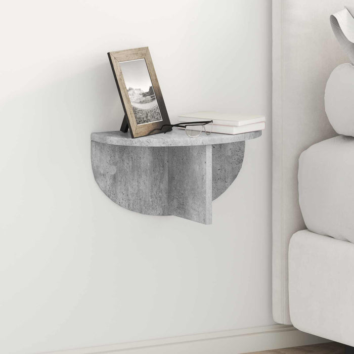 Raft de perete Pe perete 2 pcs Gri din beton 38 x 19 x 19 cm - WALTI WALTI