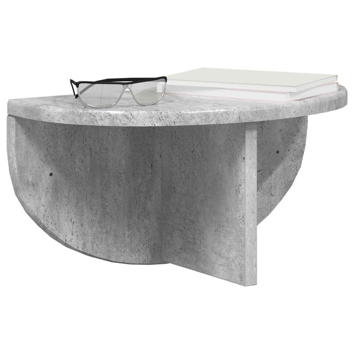 Raft de perete Pe perete 2 pcs Gri din beton 38 x 19 x 19 cm - WALTI WALTI