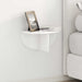 Raft de perete Alb lucios 38 x 19 x 19 cm Lemn compozit - WALTI WALTI