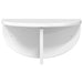 Raft de perete Alb lucios 38 x 19 x 19 cm Lemn compozit - WALTI WALTI