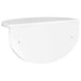 Raft de perete 2 pcs Alb lucios 38 x 19 x 19 cm Lemn compozit - WALTI WALTI