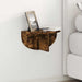 Raft de perete Stejar fumuriu 38 x 19 x 19 cm Lemn compozit - WALTI WALTI