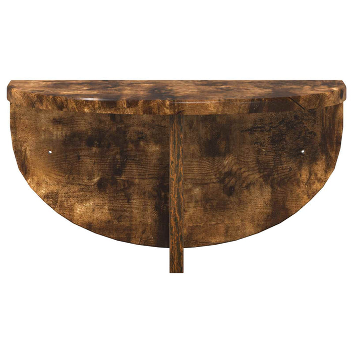 Raft de perete Stejar fumuriu 38 x 19 x 19 cm Lemn compozit - WALTI WALTI