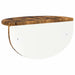 Raft de perete Pe perete 2 pcs Stejar fumuriu 38 x 19 x 19 cm - WALTI WALTI