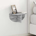 Raft de perete Gri Sonoma 38 x 19 x 19 cm Lemn compozit - WALTI WALTI