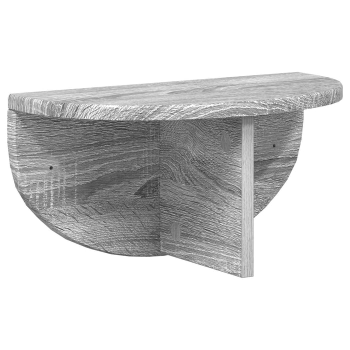 Raft de perete Gri Sonoma 38 x 19 x 19 cm Lemn compozit - WALTI WALTI