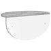 Raft de perete Gri Sonoma 38 x 19 x 19 cm Lemn compozit - WALTI WALTI