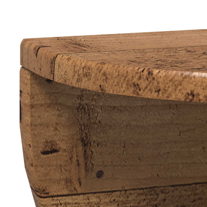 Raft de perete Lemn vechi 38 x 19 x 19 cm Lemn compozit - WALTI WALTI