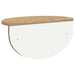 Raft de perete Pe perete 2 pcs Stejar Artizanal 38 x 19 x 19 cm - WALTI WALTI