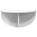 Raft de perete 2 pcs Alb 38 x 19 x 19 cm Lemn compozit - WALTI WALTI
