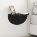 Raft de perete Pe perete Negru 38 x 19 x 19 cm Lemn compozit - WALTI WALTI