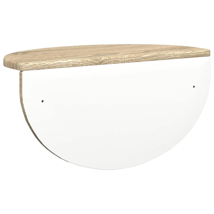 Raft de perete Pe perete 2 pcs Stejar Sonoma 38 x 19 x 19 cm - WALTI WALTI