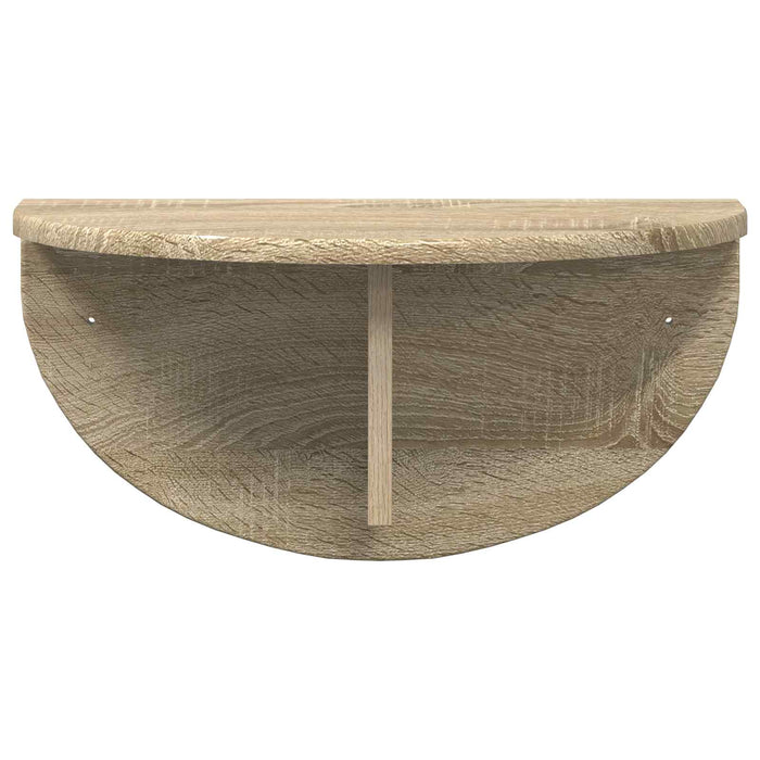 Raft de perete Pe perete 2 pcs Stejar Sonoma 38 x 19 x 19 cm - WALTI WALTI