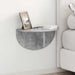 Raft de perete Gri din beton 38 x 19 x 19 cm Lemn compozit - WALTI WALTI