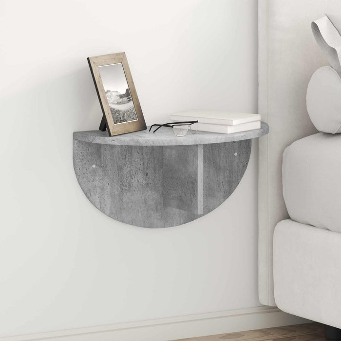 Raft de perete Pe perete 2 pcs Gri din beton 38 x 19 x 19 cm - WALTI WALTI