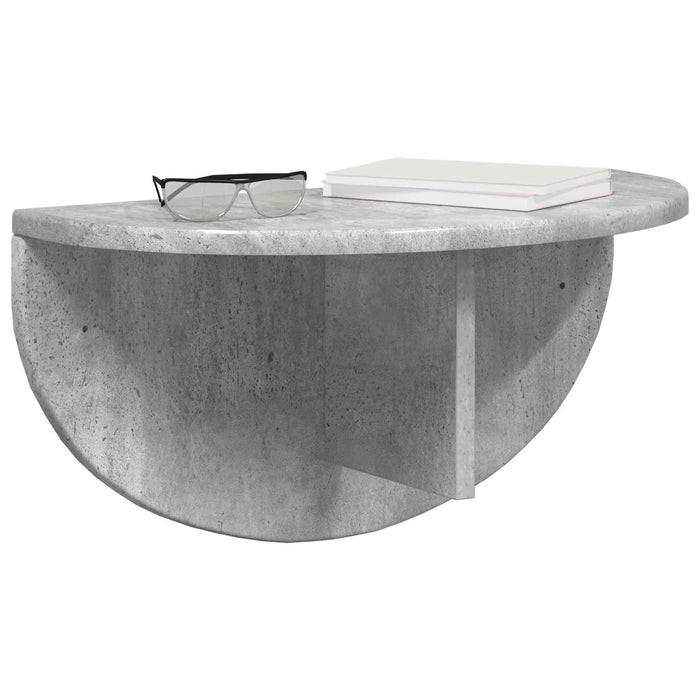 Raft de perete Pe perete 2 pcs Gri din beton 38 x 19 x 19 cm - WALTI WALTI