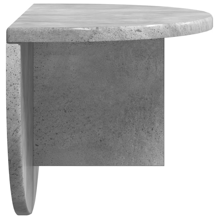 Raft de perete Pe perete 2 pcs Gri din beton 38 x 19 x 19 cm - WALTI WALTI