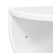 Raft de perete Alb lucios 38 x 19 x 19 cm Lemn compozit - WALTI WALTI