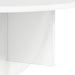 Raft de perete Alb lucios 38 x 19 x 19 cm Lemn compozit - WALTI WALTI