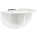 Raft de perete Alb lucios 38 x 19 x 19 cm Lemn compozit - WALTI WALTI
