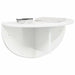 Raft de perete 2 pcs Alb lucios 38 x 19 x 19 cm Lemn compozit - WALTI WALTI