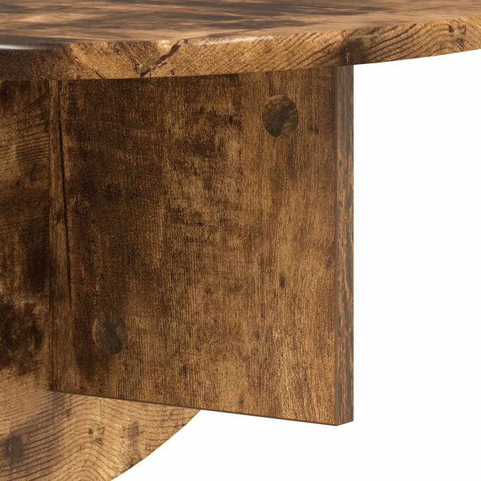 Raft de perete Stejar fumuriu 38 x 19 x 19 cm Lemn compozit - WALTI WALTI
