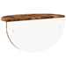 Raft de perete Stejar fumuriu 38 x 19 x 19 cm Lemn compozit - WALTI WALTI